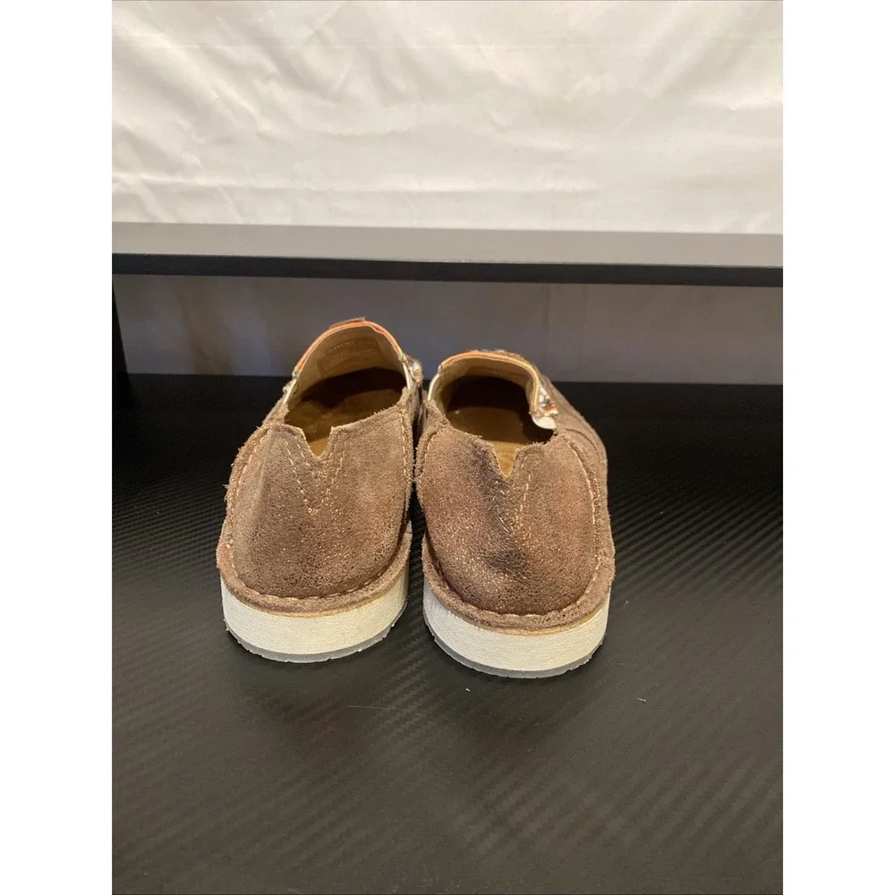 Ariat Cruiser Women 9 Rose Gold‎ Aztec Arrow Print Boat Shoe Western Glam